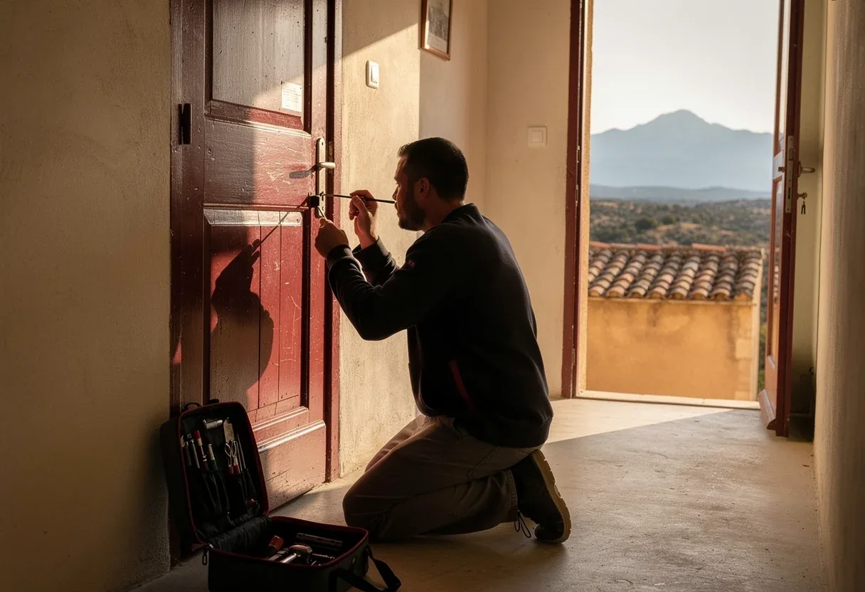 Ouverture fine d'une porte claquée à Bompas
