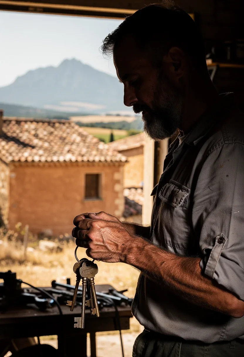 Portrait de l'artisan serrurier de Bompas