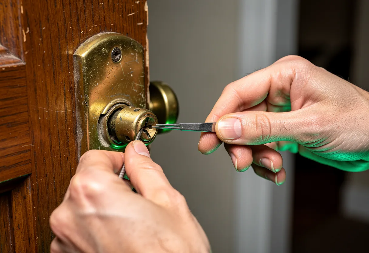 Ouverture de porte